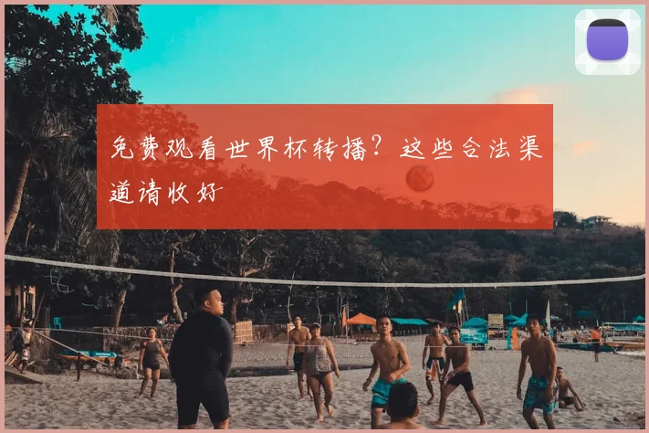 免费观看世界杯转播?这些合法渠道请收好